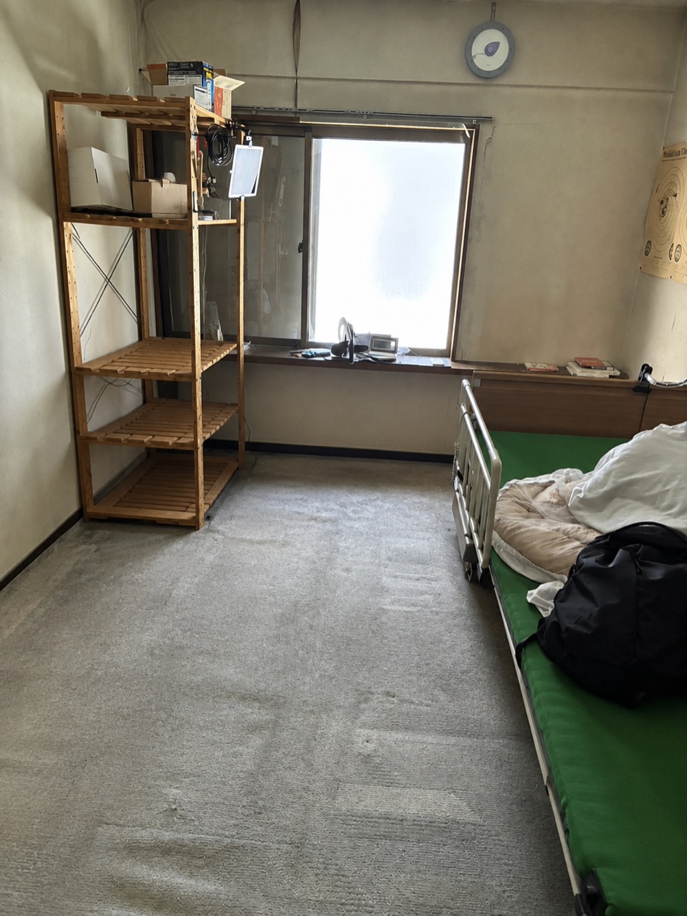 作業後:居室 床が見えない状態のお部屋