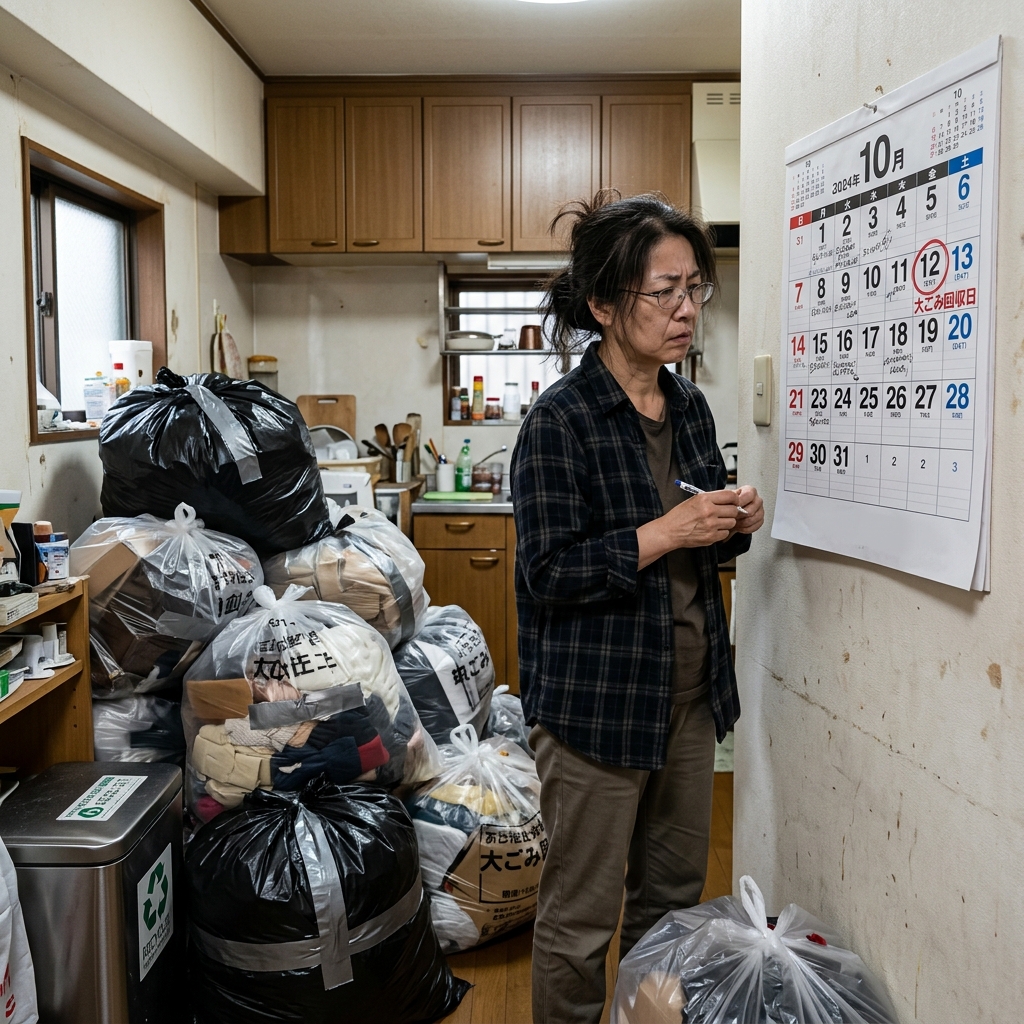 収集日が先すぎる